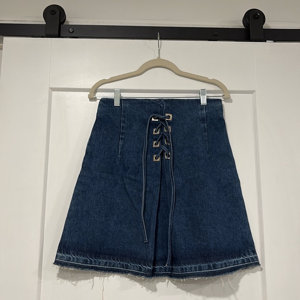 SANDRO Denim Skirt